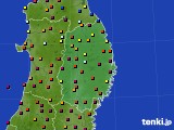 2017年09月09日の岩手県のアメダス(日照時間)