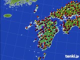 2017年09月10日の九州地方のアメダス(日照時間)