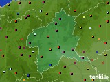 群馬県のアメダス実況(日照時間)(2017年09月10日)