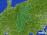 長野県のアメダス実況(気温)(2017年09月12日)