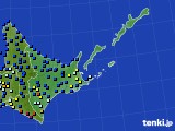 道東のアメダス実況(日照時間)(2017年09月13日)