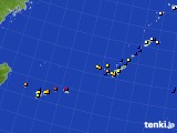 沖縄地方のアメダス実況(風向・風速)(2017年09月13日)