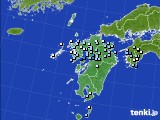九州地方のアメダス実況(降水量)(2017年09月14日)