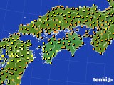 アメダス実況(気温)(2017年09月14日)