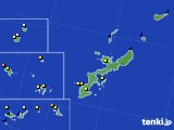 沖縄県のアメダス実況(風向・風速)(2017年09月14日)