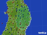 2017年09月15日の岩手県のアメダス(日照時間)