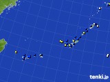 沖縄地方のアメダス実況(風向・風速)(2017年09月15日)