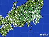 2017年09月15日の関東・甲信地方のアメダス(風向・風速)