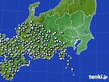 関東・甲信地方のアメダス実況(降水量)(2017年09月16日)
