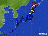 アメダス実況(日照時間)(2017年09月16日)