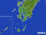 2017年09月16日の鹿児島県のアメダス(風向・風速)