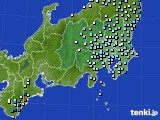 関東・甲信地方のアメダス実況(降水量)(2017年09月17日)