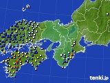 近畿地方のアメダス実況(降水量)(2017年09月17日)