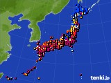 アメダス実況(日照時間)(2017年09月18日)