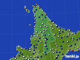 道北のアメダス実況(風向・風速)(2017年09月18日)