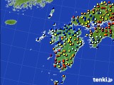 九州地方のアメダス実況(日照時間)(2017年09月19日)