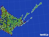 道東のアメダス実況(日照時間)(2017年09月19日)