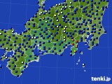 2017年09月20日の東海地方のアメダス(日照時間)