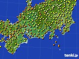 東海地方のアメダス実況(気温)(2017年09月20日)