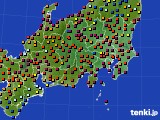 関東・甲信地方のアメダス実況(日照時間)(2017年09月21日)