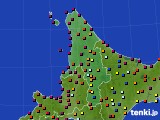 道北のアメダス実況(日照時間)(2017年09月21日)