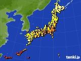 アメダス実況(気温)(2017年09月21日)