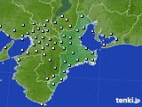 三重県のアメダス実況(降水量)(2017年09月22日)