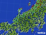 北陸地方のアメダス実況(日照時間)(2017年09月22日)