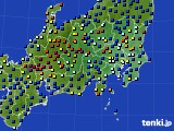 2017年09月23日の関東・甲信地方のアメダス(日照時間)