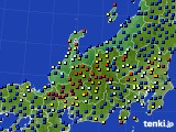 北陸地方のアメダス実況(日照時間)(2017年09月23日)