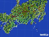 2017年09月23日の東海地方のアメダス(日照時間)