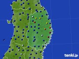 2017年09月23日の岩手県のアメダス(日照時間)