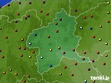 群馬県のアメダス実況(日照時間)(2017年09月24日)