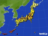 2017年09月24日のアメダス(気温)