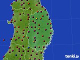 2017年09月26日の岩手県のアメダス(日照時間)