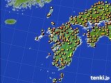 九州地方のアメダス実況(気温)(2017年09月26日)