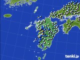 九州地方のアメダス実況(降水量)(2017年09月27日)
