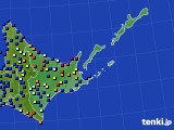 2017年09月27日の道東のアメダス(日照時間)