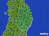 岩手県のアメダス実況(日照時間)(2017年09月28日)