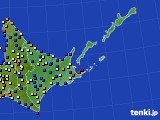 2017年09月29日の道東のアメダス(日照時間)