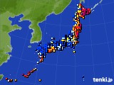 アメダス実況(日照時間)(2017年10月01日)