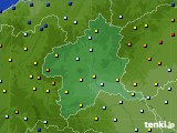 群馬県のアメダス実況(日照時間)(2017年10月01日)