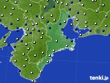 三重県のアメダス実況(風向・風速)(2017年10月03日)
