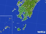 鹿児島県のアメダス実況(風向・風速)(2017年10月03日)