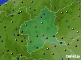 群馬県のアメダス実況(日照時間)(2017年10月04日)
