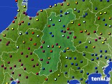 長野県のアメダス実況(日照時間)(2017年10月04日)