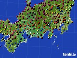 東海地方のアメダス実況(日照時間)(2017年10月05日)