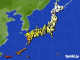 2017年10月05日のアメダス(気温)