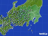 2017年10月06日の関東・甲信地方のアメダス(降水量)