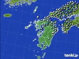 九州地方のアメダス実況(降水量)(2017年10月06日)
